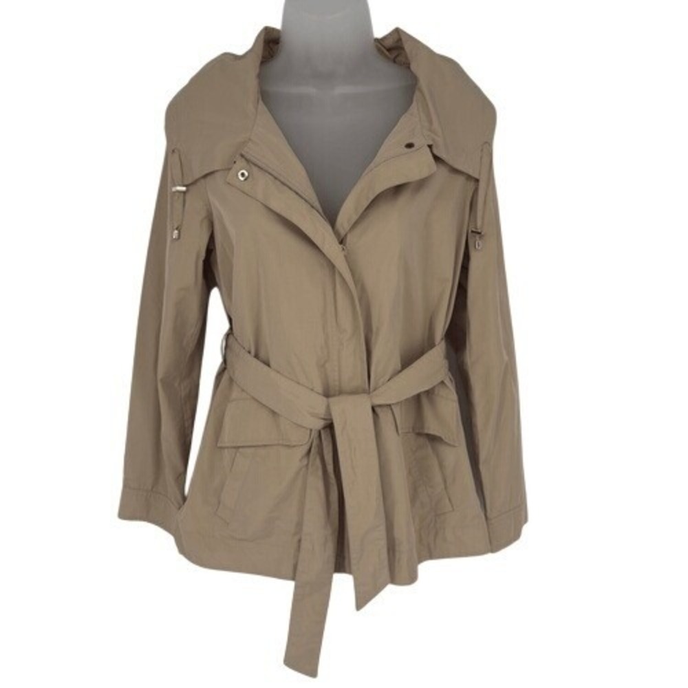 Geox Respira Beige Belted Lightweight Jacket Size‎ 4